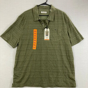 New English Laundry Men's Green Soft Stretch Polo Shirt Size XXL